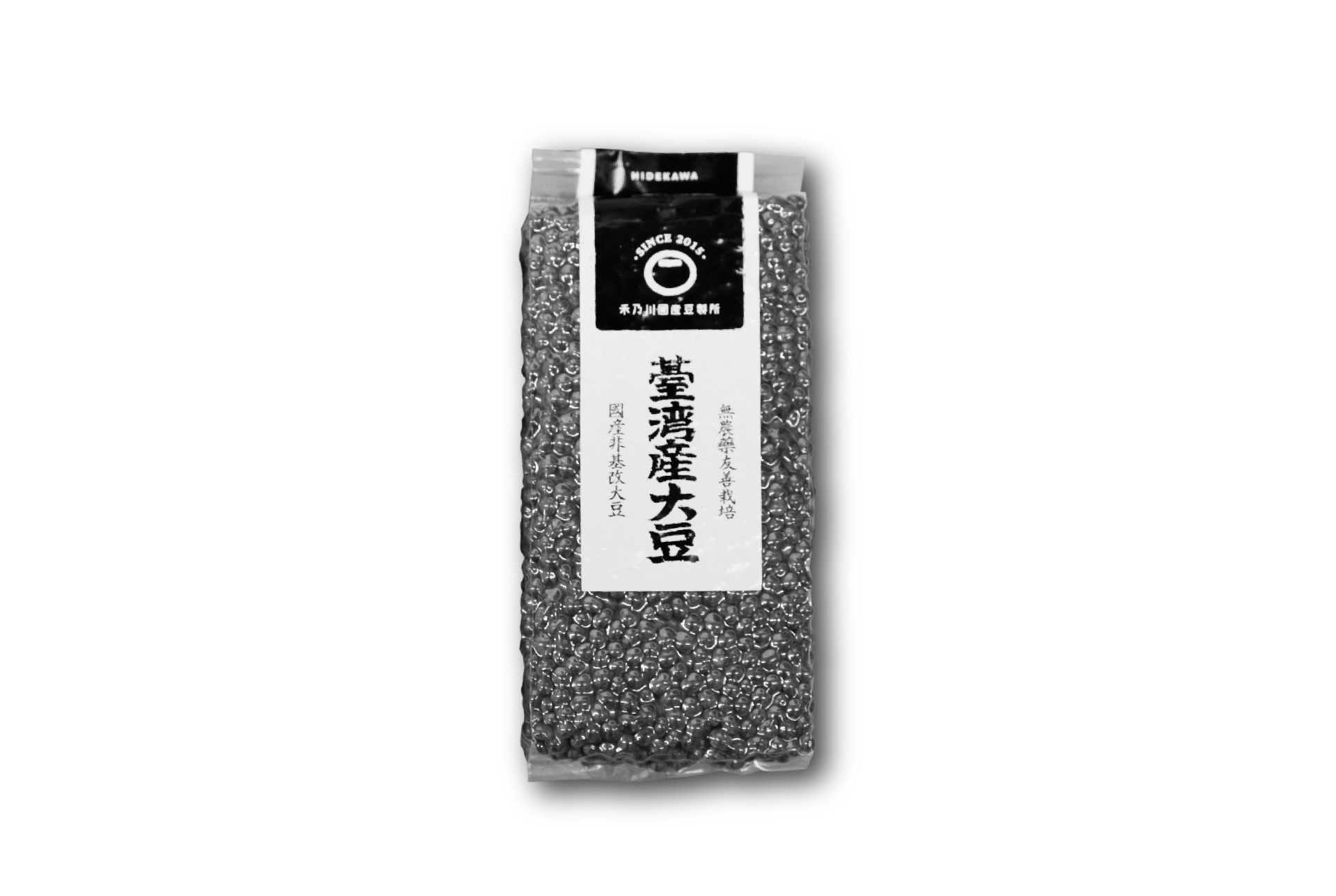 Taiwan domestic non-GMO and pesticide-free black soybeans cultivated by local farmers | Taiwan domestic non-GMO soy milk shop | HIDEKAWA