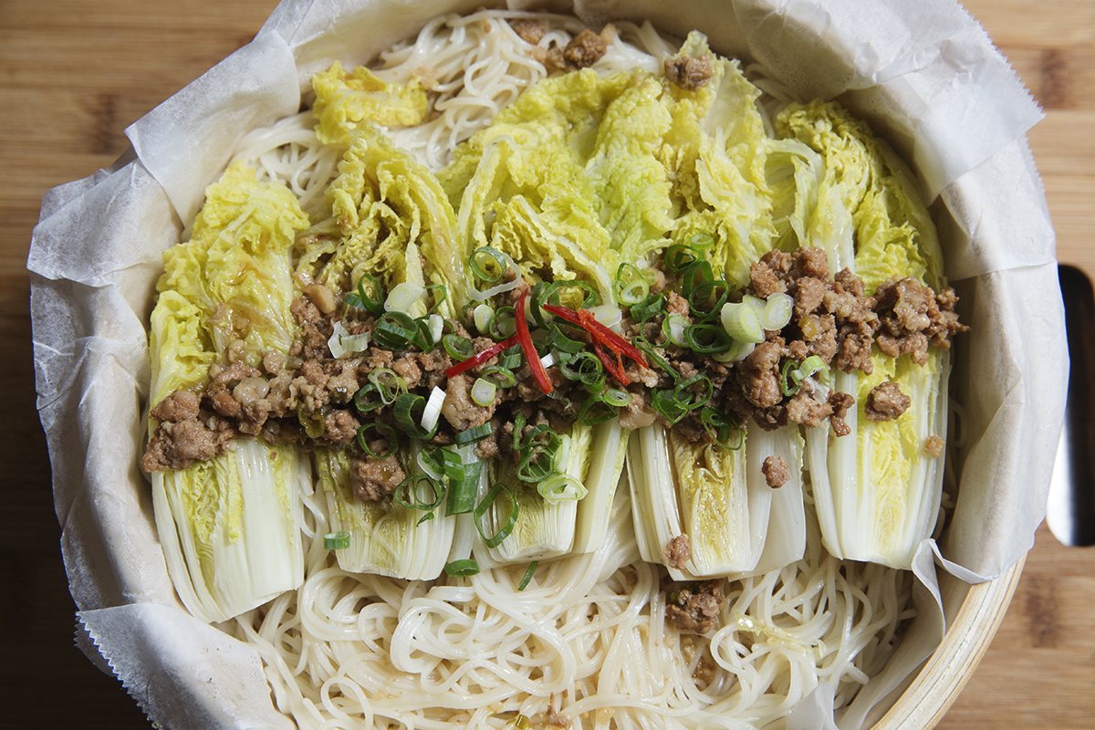 Baby Cabbage in Thickened Miso Sauce - Use naturally fermentated soybeans