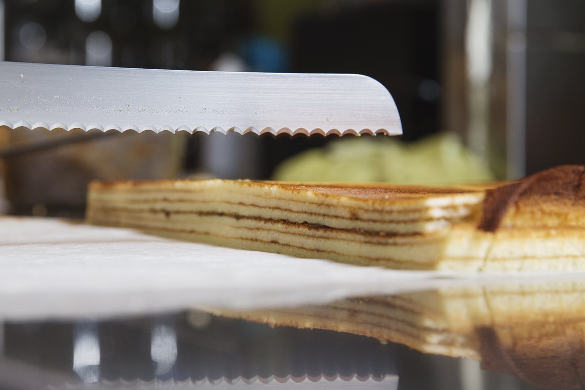 Plum Mille Crepe Cake - The Best Taipei dessert cafe in Sanxia