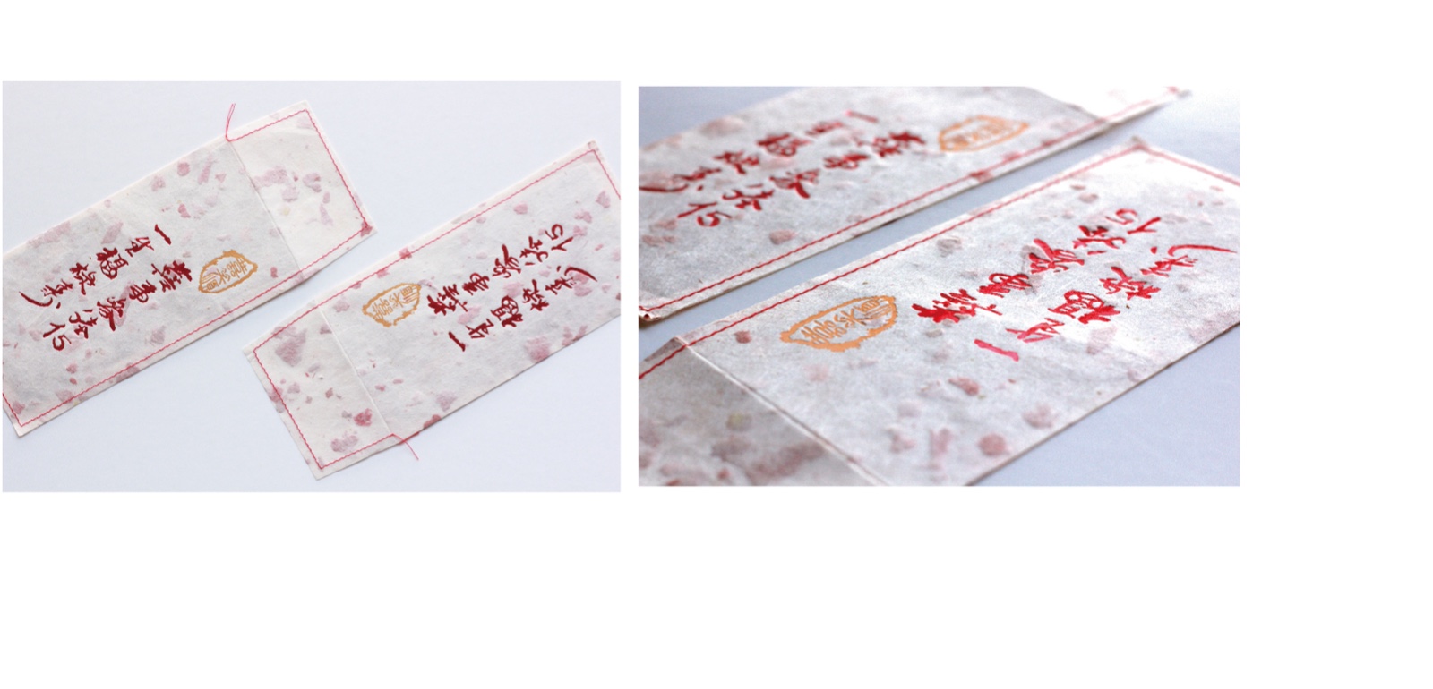 In order to allow more people to understand Taiwanese customs, as well as integrate the trend of environmental protection, young artists in New Taipei City applied their creativity and recycled disposed firecracker scraps to make them into blessing sachets.  | Taipei Cultural experience | CAN Culture