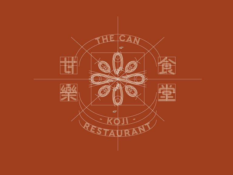 Corporate Identity System of KOUJI Restaurant - Taiwan brand design