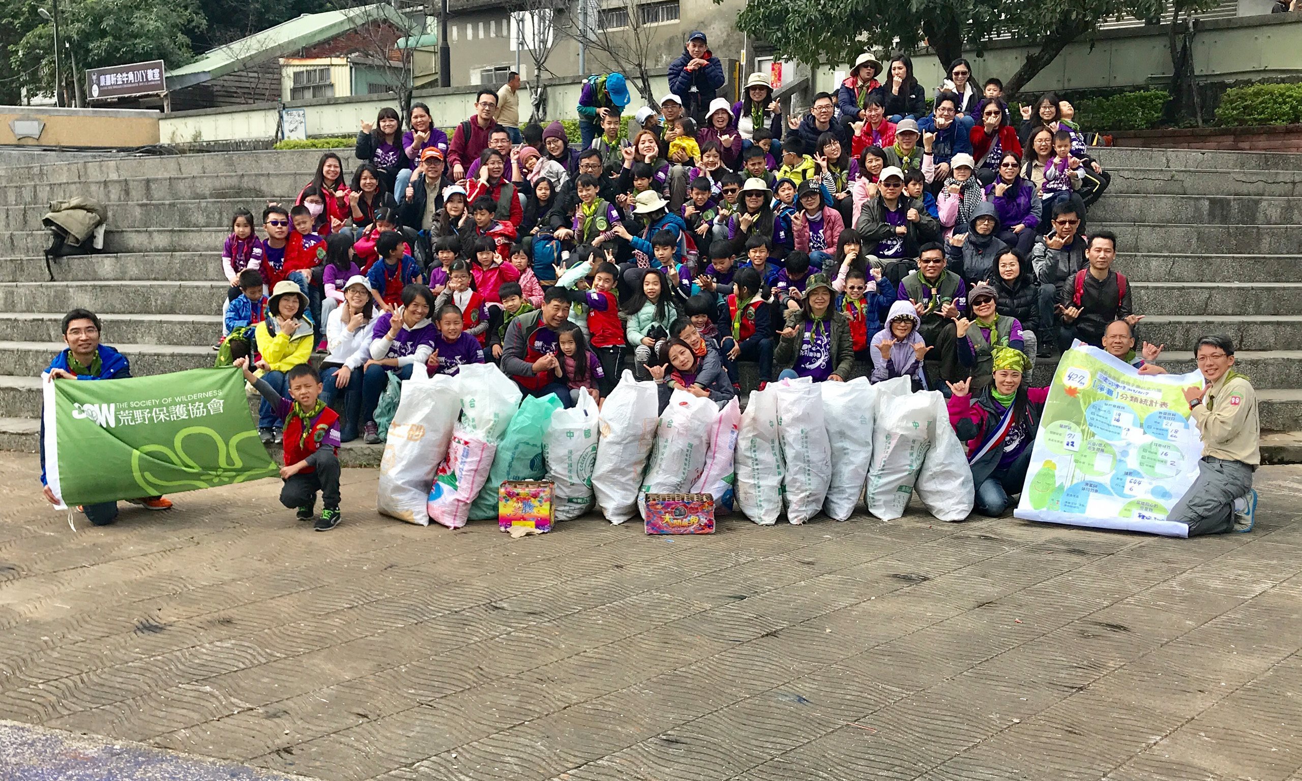 2019/02/17 River Clean-up Operation in Taiwan, Taipei Sanxia