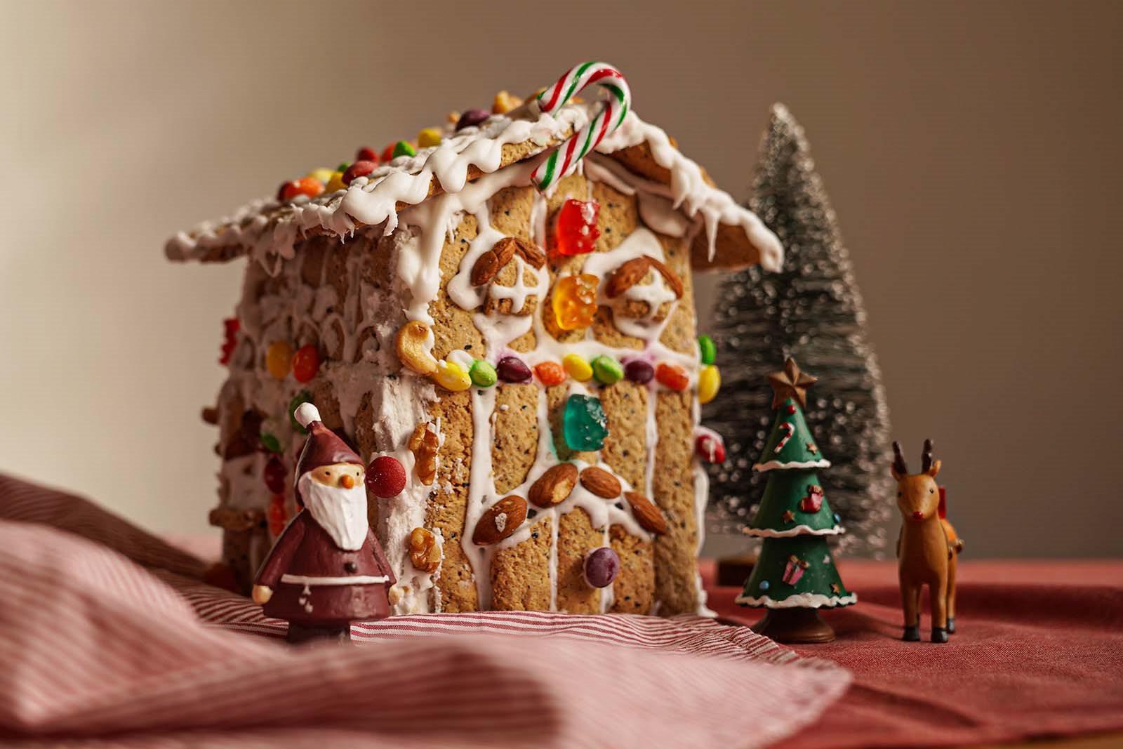 聖誕節快樂，一起DIY薑餅屋蓋「香香豆纖營養餅聖誕小屋」