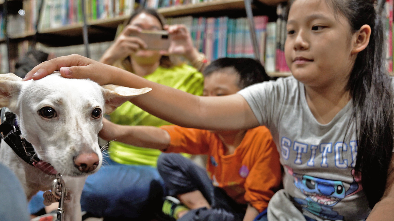 心輔犬心流幸福研究室的創辦人陳奕君，過去曾在美國生活，愛上了紐約中央公園中人犬間互動的活力與美好，為了追求這富含溫度與靠近人心的工作，她辭去了使用者體驗工程師的工作，投入導盲犬培訓的行業，也因此結識了投身導盲犬工作十二年、具備國際訓練師資格的鍾皓羽，兩人一見如故，決心要一起貢獻微薄的力量 | 甘樂小村長 | 忠實紀錄台灣鄉鎮默默耕耘的地方故事