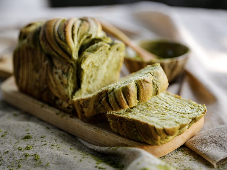 Biluochun Green Tea Cheese Bread