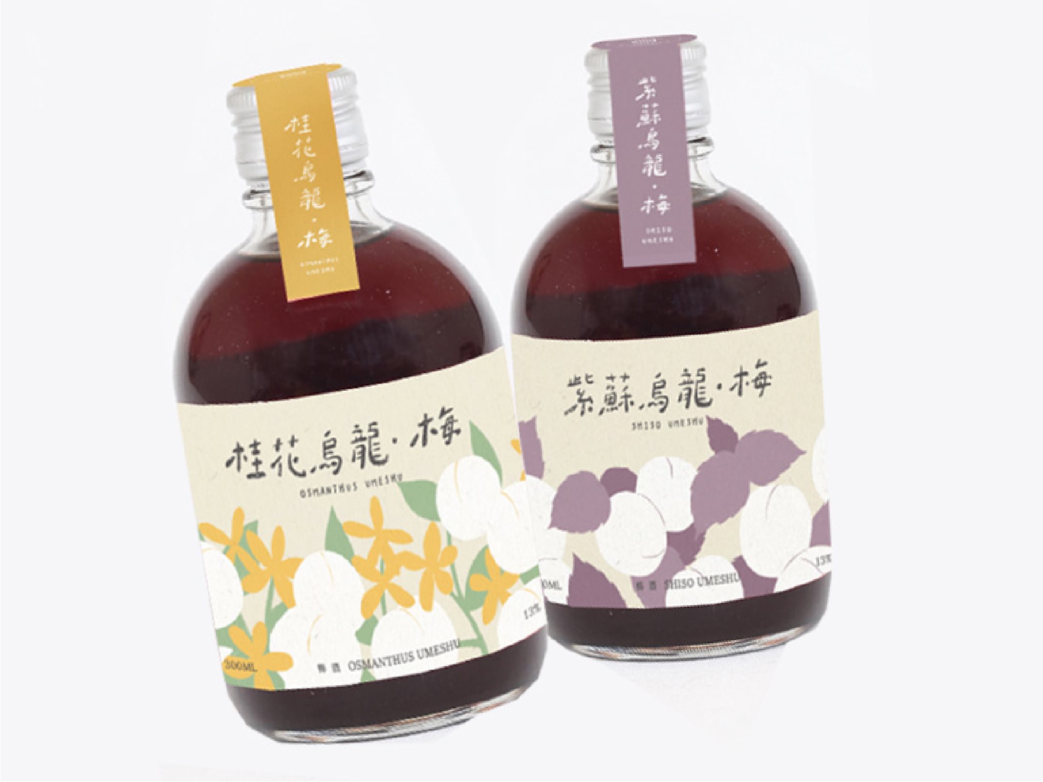 禾乃川 風味梅酒系列 包裝設計